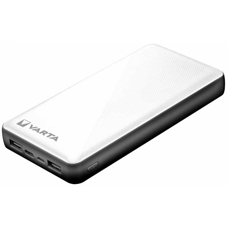 Baterie Externa Varta Energy, 20000mAh, 15W, 1 x USB-C - 2 x USB-A, Alba