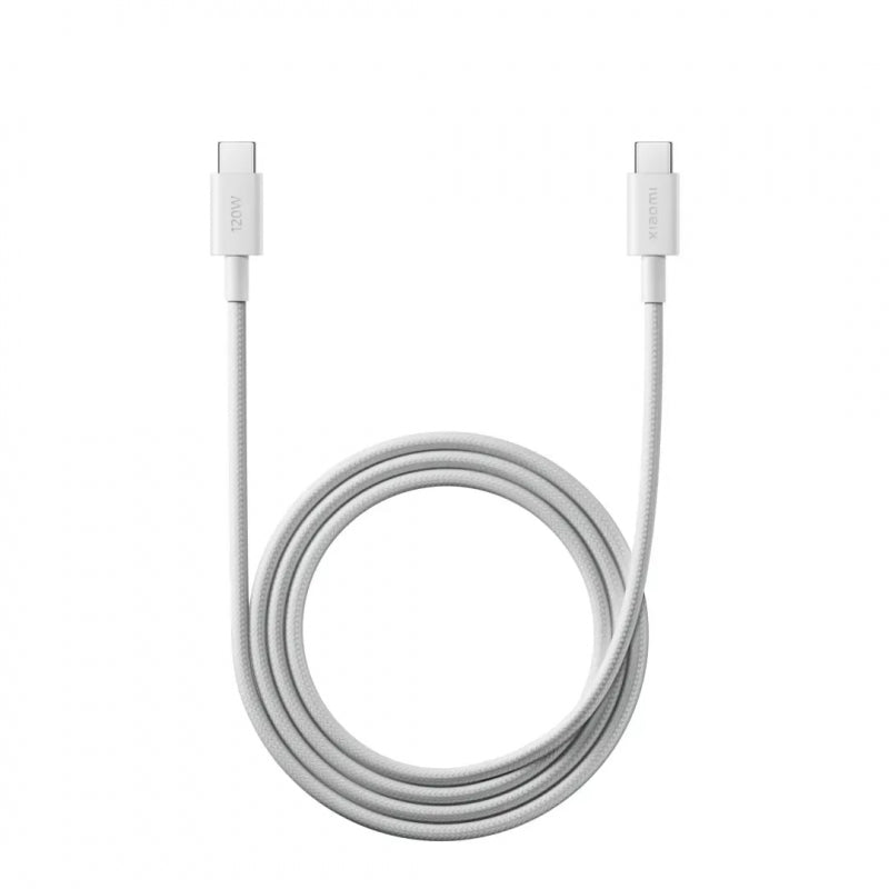 Cablu Date si Incarcare USB-C - USB-C Xiaomi, 120W, 1m, Alb BHR087KGL