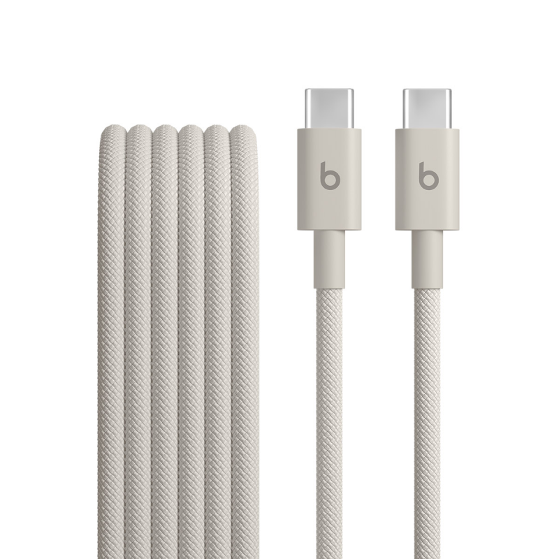 Cablu Date si Incarcare USB-C - USB-C Beats, 1.5m, Bej