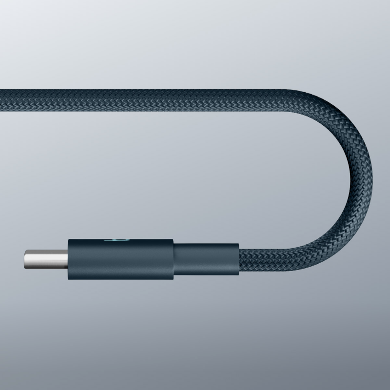 Cablu Date si Incarcare USB-C - USB-C Beats, 1.5m, Albastru