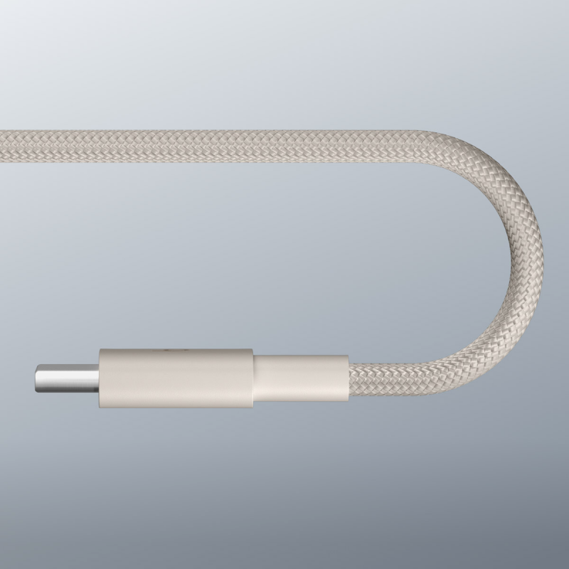 Cablu Date si Incarcare USB-C - USB-C Beats, 1.5m, Bej