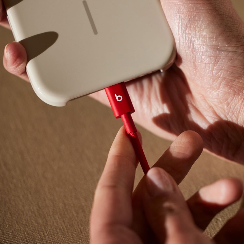 Cablu Date si Incarcare USB-C - USB-C Beats, 1.5m, Rosu
