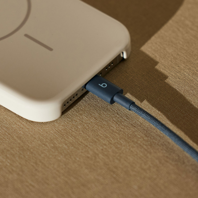 Cablu Date si Incarcare USB-C - USB-C Beats, 1.5m, Albastru